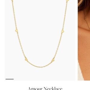 Gorjana Gold Amour Necklace